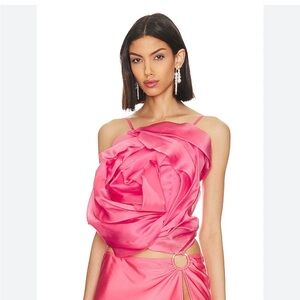 NWOT Cult Gaia Rosa Top Rosado Pink XS